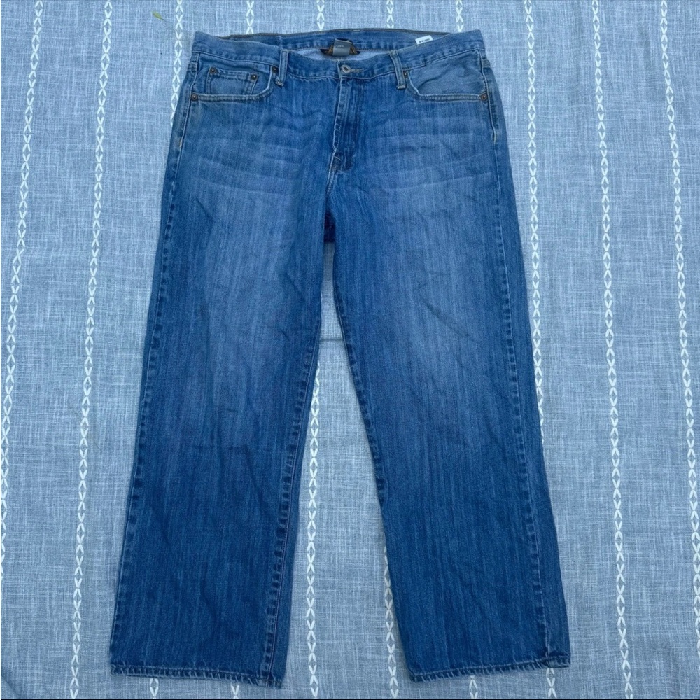Vintage Lucky Brand Denim Jeans Straight Leg Mens 36 Gene Montesano